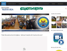 Tablet Screenshot of iglesianuevavidavsp.org